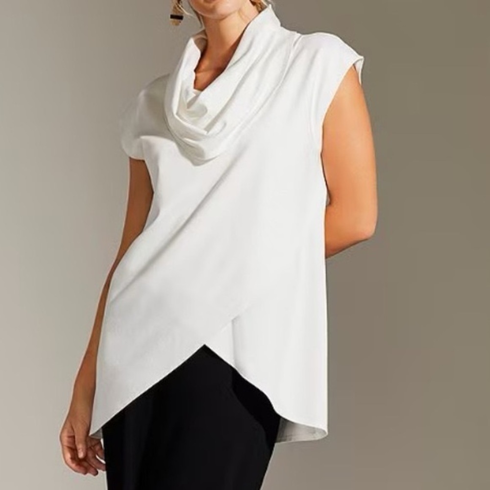 BRYN WALKER | Lavinia cowl neck top | size medium